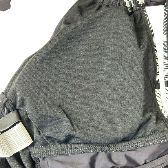 Kenneth Cole New York Halter Keyhole One-Piece Swimsuit Black Women's Small - Picture 5 of 7